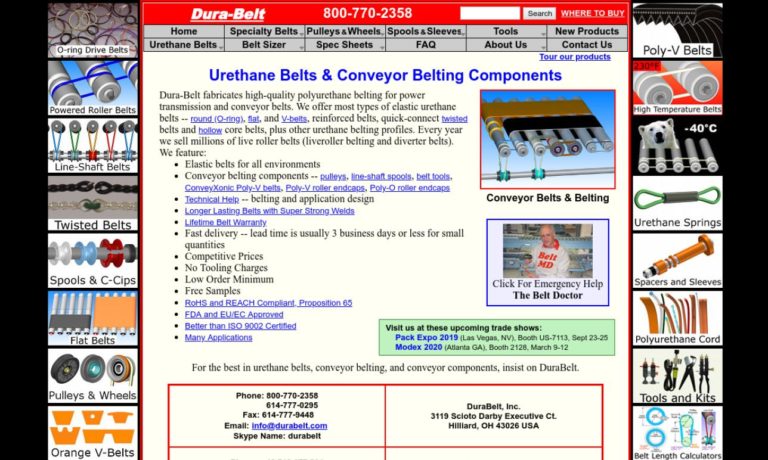 More Conveyor Belt Manufacturer Listings